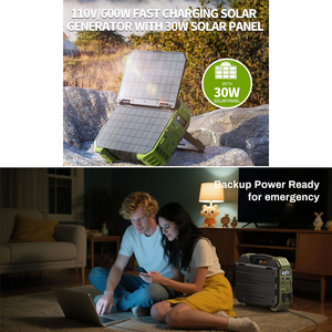Station d'alimentation <span class=keywords><strong>solaire</strong></span> portable, stockage d'énergie d'urgence, alimentation de secours, prend en charge la charge par panneau <span class=keywords><strong>solaire</strong></span> pour le camping et la maison - Product Image 4