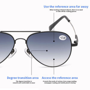 Venta al por mayor Nuevas gafas de lectura retro <span class=keywords><strong>HD</strong></span> Lentes progresivas de sol cómodas de fabricantes - Product Image 5