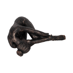 Scultura decorativa di ballerina che riposa, statuetta ornamentale per casa, ufficio, scaffale, soggiorno. - Product Image 6