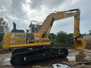 Komatsu เครื่องขุดตีนตะขาบใช้ PC210LC รถขุดดินสภาพดีอุปกรณ์ก่อสร้างวิศวกรรมปั๊มกระปุกเกียร์ - Product Image 6