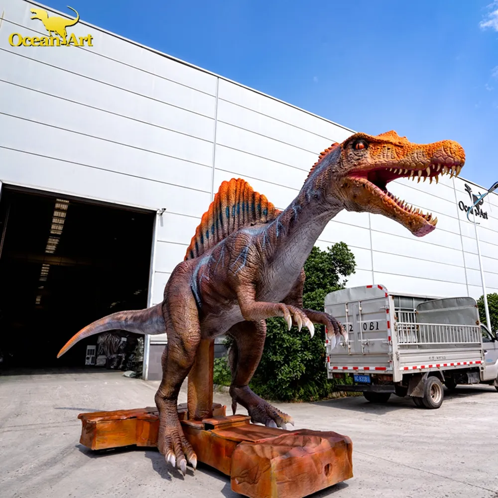 Paling Populer dinosaurus animatronik luar ruangan peralatan tempat bermain tahan air seperti Model dinosaurus untuk taman