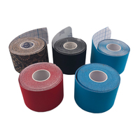 Bande de kinésiologie extensible quadridirectionnelle en nylon, Kinesiotape, vente chaude, 5cm*5m, avec colle médicale sensible à la pression, coton, etc.