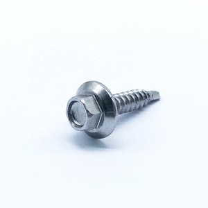 Vis autoperceuse Tek à tête hexagonale à bride, magnétisée, zinguée, avec pointe de perçage et joint d'étanchéité EPDM - Product Image 5