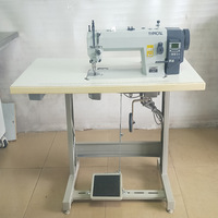 GC0313AD3 Machine à coudre droite automatique professionnelle pour tissus d'ameublement décoratif industriel
