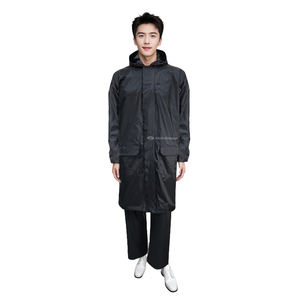 Hombre <span class=keywords><strong>contra</strong></span> el <span class=keywords><strong>agua</strong></span> chaqueta de lluvia hombres al aire libre impermeable goma impermeable ripstop nylon para la lluvia - Product Image 3