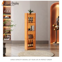 Vitrine personnalisée en acrylique pour la maison casier de présentation en plexiglas transparent pour le salon pour les livres, l'artisanat et le vin