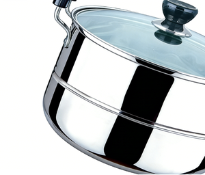 Cuisinière vapeur Yaolong en acier inoxydable à panier unique, compatible induction et <span class=keywords><strong>gaz</strong></span>, écologique, pour usage domestique - Product Image 6
