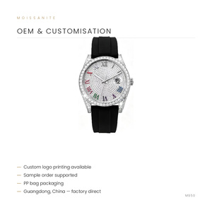 Reloj mecánico automático para hombre, esfera completa de 41 mm, caja de acero inoxidable, correa de silicona, resistente al agua hasta 30 m - Product Image 4