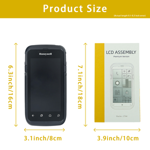 Schermo LCD Touch Digitizer con Cover Frontale per Scanner Honeywell Dolphin CT60, Disponibile - Product Image 6