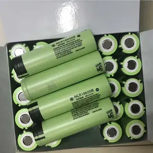 Bateria de lítio genuína 3400mAh 3.6V NCR18650B 3C 10A para Ebike NCR18650B 18650B de alta capacidade