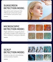 Analyseur de peau intelligent 3D, scanner facial, détecteur d'hydratation, de rides, d'acné et de pores, pour salon de beauté et spa, garantie 3 ans, prise US