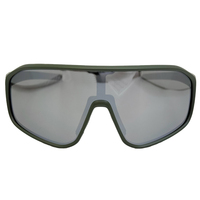 Gafas de Ciclismo Deportivas 2026, Antiviento, para Ciclismo de Montaña MTB, Montura de PC, Lentes con Protección UV, Verde/Rojo, Pickleball