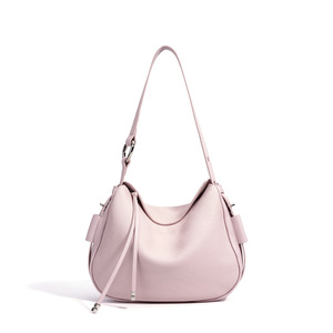 Nouveau Sac à bandoulière et à l'épaule en cuir véritable haut de gamme avec fermeture éclair, collection Printemps 2026, polyvalent pour femme - Product Image 5