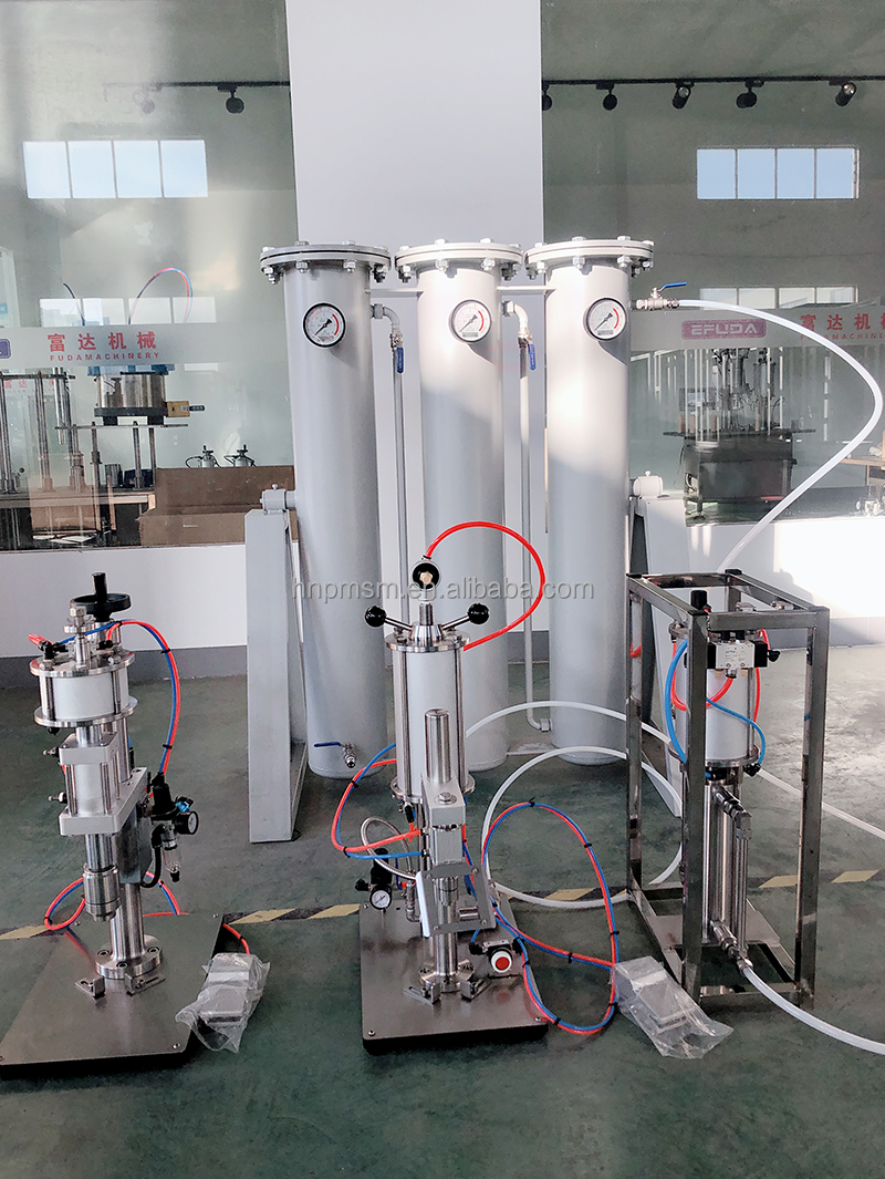 co2 aerosol cans filling machine