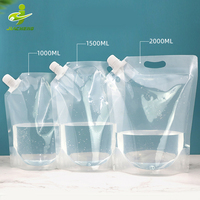 Emballage pour Boissons, Emballage pour Jus, Emballage Alimentaire et Boissons, Flacon Rechargeable, Pochette 100 ml 150 ml, Sac en Plastique pour Boissons