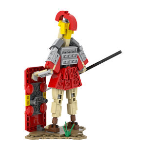 MOC1627 legiones romanas 217 Uds ladrillos serie creativa militar soldado luchador batalla montar bloques de construcción niños regalo Juguetes - Product Image 5