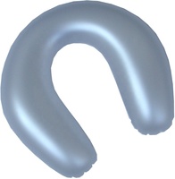 Oreiller gonflable de cou de plage de sac de PVC ultraléger portatif transparent