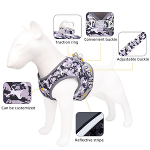 ZICHEN-Vendas Diretas Fábrica! Arnês ajustável reflexivo super confortável camuflagem cão - Product Image 5