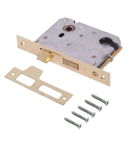 Serrure de porte à mortaise personnalisée profil européen cylindre en laiton Sashlock 54mm boulon mort corps de serrure à mortaise pour porte en bois