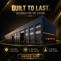 Vente Flash : Bâtiment d'Entrepôt Préfabriqué en Acier, Grande Portée, Construction Industrielle Métallique à Faible Coût