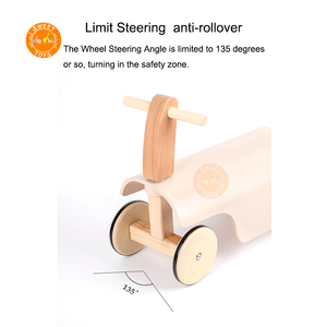 Coche de equilibrio de madera de alta calidad para niños, coche de torsión sin pedal, andador para bebés - Product Image 4
