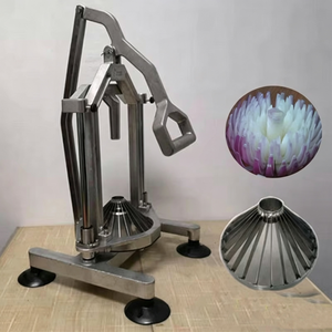 Coupe-<span class=keywords><strong>oignon</strong></span> manuel pour restauration <span class=keywords><strong>rapide</strong></span> / Coupe-légumes en forme de fleur / Machine à former des fleurs de légumes en acier inoxydable de qualité alimentaire - Product Image 3