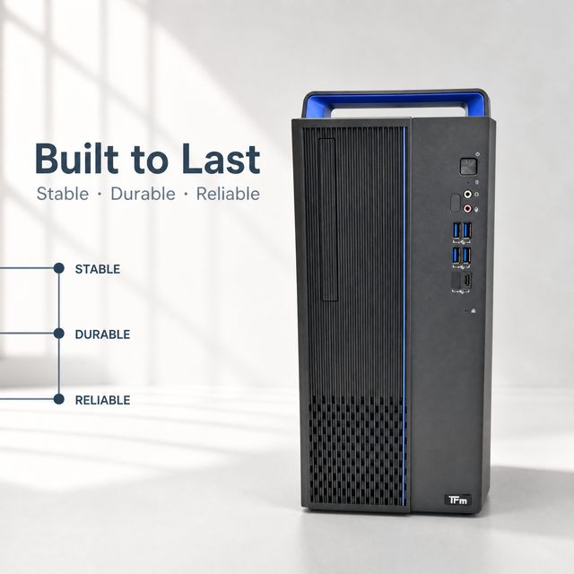 Multitasking Office Desktop PC Hygon 3350 8 Core 15L Compact Tower 16GB DDR4 256G SSD New 23.8 Inch Monitor