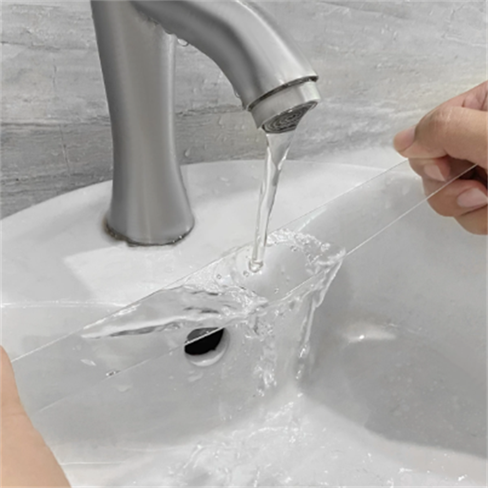 Двухсторонняя лента толщиной 2 мм шириной 50 мм, водонепроницаемая многоразовая Клейкая Прозрачная 1/2/3/5 метра