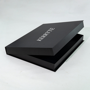 กล่องหนังสือแบบเปิดด้านข้าง ดีไซน์พิมพ์ลายตามสั่ง ขนาดพิเศษ หรูหรา หุ้มผ้าลินิน สำหรับใส่หนังสือหรือของตกแต่งโต๊ะกาแฟ - Product Image 1