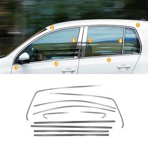 Tira Decorativa para Ventana de Coche, Marco de Puerta Exterior de Acero Inoxidable para Volkswagen Golf 6/7/8 2021-2024, Kit de Carrocería, Accesorios para Coche - Product Image 1