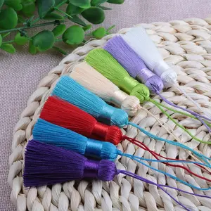 Custom 5CM Home Decoration Tassel Pendant Handmade 31 Color Small Tassel Pendant Polyester Rope Tassel Wholesale