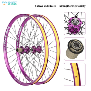 Jeu de roues VTT tout-terrain SeeMore OEM 120 Clicks pour Dirt Jump, avec système de fixation rapide/<span class=keywords><strong>axe</strong></span> <span class=keywords><strong>traversant</strong></span> - Product Image 3