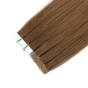Cabello humano virgen 100% de alta calidad, cinta rubia doble dibujada en extensiones de cabello Remy - Product Image 6