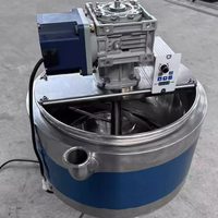 Trémie de mélange automatique en acier inoxydable 304 de qualité alimentaire avec pompe agitateur et boîte de vitesses pour machine de remplissage de pâtes, crèmes et sauces