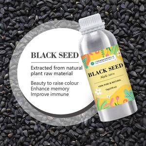 Aceite de semilla de comino negro orgánico | <span class=keywords><strong>Kalonji</strong></span> <span class=keywords><strong>Oil</strong></span> - 100% Pure Natural Nigella Sativa Seed Prensado en frío | Precio al por mayor, a granel 1kg - Product Image 2