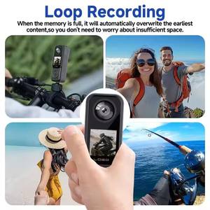 Cámara de Acción Relee <span class=keywords><strong>4K</strong></span> con WiFi, Cámara POV Portátil para el Cuerpo, Delantera y Trasera, para Vlogging, Cámara para Casco de Motocicleta y Ciclismo - Product Image 6