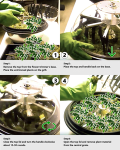 Mechanical Tools Hydroponic Twisted Spin <strong>Bud</strong> 16 19 24 Inch Pro Bowel Leaf <strong>Trimmer</strong> Plant <strong>Bud</strong> Bowl Leaf Cutter Gardening Tools - Product Image 5