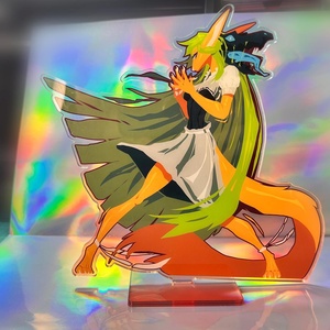 Expositor <span class=keywords><strong>de</strong></span> acrílico transparente OEM/ODM, figura <span class=keywords><strong>de</strong></span> zorro Waifu <span class=keywords><strong>de</strong></span> acrílico, decoración <span class=keywords><strong>de</strong></span> escritorio Elva <span class=keywords><strong>de</strong></span> 7 pulgadas - Product Image 5