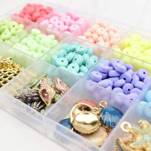 Ceramic Clay Ocean Series Beads 15-Compartment Box Mixed Shapes For Bracelet Making DIY Jewelry - Product Image 4
