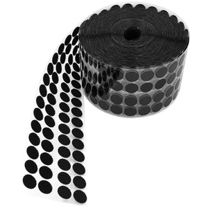 Monete con gancio e passante Pre-accoppiate su una striscia di Velcro per la casa, l'ufficio e la scuola punti di fissaggio appiccicosi per la schiena - Product Image 1