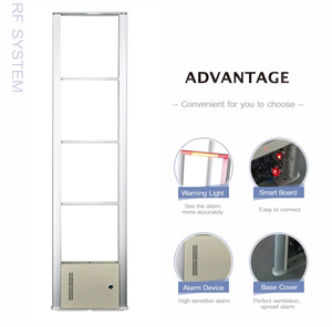 Porte de sécurité anti-vol de supermarché Prévention des pertes de détail Antennes mono noires EAS 8.2Mhz RF - Product Image 6