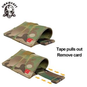 Portefeuille tactique Sinairsoft en nylon et polyester, porte-cartes de crédit avec pince à billets et pochette tactique, équipement de défense personnelle - Product Image 5