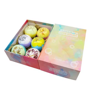 Caja de Embalaje de Papel para Bombas de Baño Vacías con Logotipo Personalizado, Caja de Regalo para Bombas de Baño Hechas a Mano, Embalaje Impreso de Lujo - Product Image 3