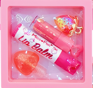 Kit de Labios Love al por Mayor, 4 en 1, Kit de Maquillaje para el <span class=keywords><strong>D</strong></span>ía de San Valentín, Caja de Regalo Rosa con Brillo Labial y Bálsamo Labial, Kit de Labios <span class=keywords><strong>Amor</strong></span> - Product Image 2
