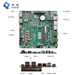 เมนบอร์ดอุตสาหกรรมขนาดเล็กแบบ Mini-ITX รุ่นใหม่ สำหรับ 5 7535HS 2 DDR5 HD DP Display RJ45 LAN COM รองรับ Win10/11/Linux แบบรวม 5 พอร์ต - Product Image 2