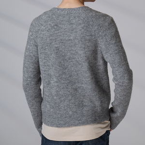 Cardigan tricoté personnalisable pour adolescents et hommes, mélange laine et nylon, collection automne, fabrication ODM - Product Image 6
