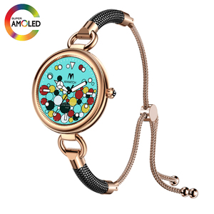 Definite W11 <b>Smart</b> Watch 1.19AMOLED Screen IP68 Waterproof 185mAh Battery Heart Rate Female Menstrual Cycle for IOS Android - Product Image 1