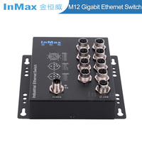 9V 12V 24V 48V Din Rail Mini commutateur de réseau industriel Gigabit Ethernet extérieur