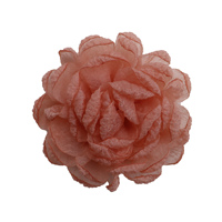 Fleurs en tissu organza réalistes en gros, appliques faites à la main pour la décoration de Noël, Pâques, rentrée scolaire - Haute qualité, longue durée