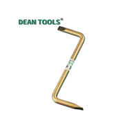 Tournevis à fente sans étincelle 72*6mm de qualité industrielle DEAN TOOLS avec poignée AL-CU pour la réparation